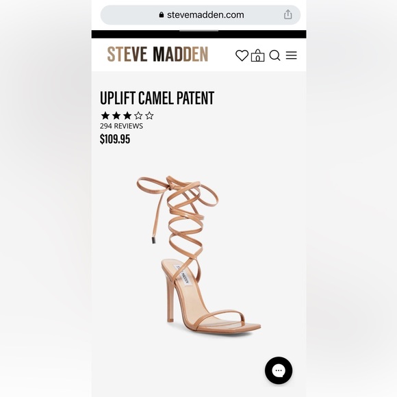 Steve Madden Heels Size 8 women’s brown. Lace up - Picture 1 of 3